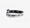 Producción de fábrica pulsera de jacard bordado pulsera de muñeca pulsera de jacard para comercio exterior pulsera tejida