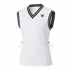 2026 PGM Roupas de Golfe Infantil Meninas Verão Colete Sem Manga Curto Roupa Infantil Respirável
