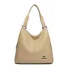 Bolso de Hombro de Cuero Suave de Color Sólido Más Vendido para Mamá, Nuevo Modelo 2026, Bolso de Mano y Bolso Cruzado Simple y Elegante para Mujer, Disponible para Dropshipping