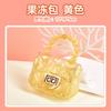Novo creme das crianças saco de plástico saco de mensagens DIY handmade messenger saco de material Internet celebridade menina bonito saco de brinquedo