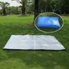 Alfombrilla Húmeda de Papel de Aluminio Engrosado para Tienda de Campaña, Esterilla Impermeable, Lámina de Aluminio, Alfombrilla de Picnic, Plegable, Esterilla Húmeda para Exteriores