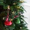 Atacado Natal Ferro Sino Pingente Arco Pinha Vermelho Cone Sinos Árvore de Natal Decorações DIY