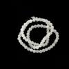 Cuentas Sueltas de Cristal Natural Jade Blanco Cuentas Redondas Ventas Directas de Fábrica Materiales para Accesorios de Joyería DIY Pulsera Casera Collar Colgante