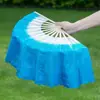 Abanico Danza del Abanico Accesorios de Performance para Danza del Abanico Niños Yangko Baile Cuadrado Doble Cara Un Par de Manos Izquierda y Derecha Leften