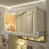 Novo modelo 2026 tecido de cortina espesso tramado, bloqueio de luz físico, mosquiteiro para estudantes, cortina de cama respirável, malha criptografada para estudantes
