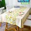 2024 Nuevo Mantel de Lujo Ligero Impermeable a Prueba de Aceite Resistente al Calor Lavable de PVC Mantel Sencillo para Mesa de Comedor Mantel para Mesa de Café