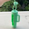 Estuche Protector de Silicona para Labial Transfronterizo, Estuche Creativo de Silicona de Grado Alimenticio para Labial, Estuche Protector Portátil Anticaídas