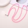 Nova corrente de telefone móvel crossbody de acrílico diy caso de telefone jóias alça de ombro único cordão crossbody resistente a quedas anti-perdido longo