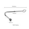 Gancho anal metal acero inoxidable hombres y mujeres usan expansión de la corte trasera anal ropa exterior tapón anal smsexy suministros para adultos