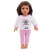 2024 nuevo 18 pulgadas muñeca American Girl accesorios ropa de una pieza con capucha 43cm muñeca de verano pijama de felpa