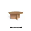 Sofá de Exterior Nórdico Teak Mesa de Centro de Rattan para Pátio Combinação Cadeira de Rattan para Varanda Jardim de Villa Exterior Móveis à Prova d'Água