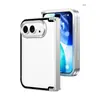 Adequado para telefone Apple Duo, dobrável, com sensação de pele e resistente a quedas; Capa flip para iPhone Duo, design simples fosco transparente