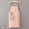 Novo avental algodão slub moda floral Cozinha casa cozinhando extra grande impermeável anti-incrustante fofo homens e mulheres cintura