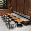 Mesas y Sillas de Bar, Cabinas Temáticas de Restaurante Western, Sofás, Muebles de Comedor, Tienda de Té de Leche, Cafetería, Sillas Altas de Bar para Reuniones Informales