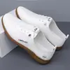 Zapatos de Hombre Transfronterizos Otoño Nuevo Estilo Moda Juvenil Slip-on Casuales Antideslizantes Suela Suave para Hombre de Mediana Edad Papá Zapatos de Conducir