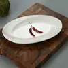 Prato de Peixe Cozido no Vapor, Louça Oval de Melamina, Prato de Arroz, Restaurante de Cantina, Loja de Fondue e Churrasco, Prato de Carnes Frias, Atacado para Catering