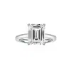 Nuevo Producto Más Vendido Transfronterizo de Tonglin: Anillo de Plata de Ley S925 con Circonita, Anillo de Circonita de 5 Quilates de Lujo Ligero con un Toque de Gama Alta de Nicho
