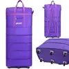 Bolsa de Equipaje Plegable Universal con Ruedas Extendida 158 Bolsa de Envío Aéreo Capacidad Súper Grande Estudio en el Extranjero Mudanza Bolsa de Viaje