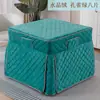 Funda para Mesa Calefactora Gruesa y Forrada de Lana, Funda para Mesa de Estufa Eléctrica, Funda de Algodón, Mantel Cuadrado para Estante Calefactor