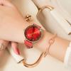 GUOU GUOU novo estilo pulseira de couro personalizada tendência da moda cinto Relógio feminino com diamante relógio da moda relógio feminino