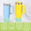 7,5/5cm tampa de copo antiderrapante de silicone espaço para copo de aço inoxidável base de silicone tampa de silicone universal 32oz-40oz