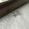 Pendientes con forma de hueso de oreja, clavos, fondo plano, hebilla de tornillo, clavos de oreja, súper llamativos, sencillos, combinables, de alta gama, para mujer