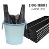 [50 sacos de lixo grossos tipo colete] cozinha doméstica descartável preto portátil saco de lixo saco plástico