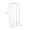 Soporte de Flores para Interiores de Hierro Forjado Estilo Nórdico, Estante de Almacenamiento Simple de Lujo Ligero de Pie para Sala de Estar Balcón, Mesa para Flores con Acabado de Pintura Nano