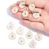 Aleación de Goteo de Aceite Animal Marino Blanco Concha de Caracol Colgante Llavero DIY Pulsera Pendiente Encanto W632