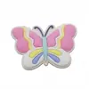 Serie Colorida de 100 Tipos de Hebillas para Zapatos de Goma Suave de PVC, Accesorios para Zapatos, Accesorios Decorativos de Dibujos Animados para Manualidades, Pegatinas para Fundas de Teléfono