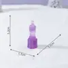 Paisaje en miniatura, adorables figuras de Santa Claus, bonitas decoraciones de bola de nieve, adornos para hacer tú mismo, accesorios para colgar, piezas decorativas pequeñas