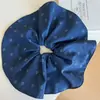Goma para el Pelo de Tela con Estampado de Galaxia Estilo Coreano Nueva Versátil Pinza de Garra Triangular Accesorio para el Cabello de Alta Gama