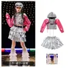 Ropa de Baile Jazz para Niñas Hip-Hop Genial y Guapo Traje de Street Dance para Niña Moda Ropa de Jazz para Escenario y Pasarela Infantil