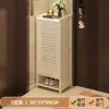 Zapatero de Múltiples Niveles para Entrada de Casa, Zapatero Extremadamente Estrecho para Habitaciones de Alquiler, Simple, Bonito, Almacenamiento, Dormitorio