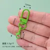 Cadena para puerta con pintura de color, llavero colgante de 14 mm con cierre de langosta, cierre giratorio de metal para perro, accesorios de joyería para hacer uno mismo.