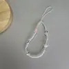 Corrente de celular com miçangas ins cordão diy corrente de menina ccd pingente de câmera corrente de pingente