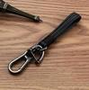 Llavero de cuero de alta calidad original hecho a mano, colgante para llave de coche, llavero de cuero para colgar en la cintura para hombre, llavero de metal