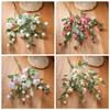 Xiangmanlang Camélia Buquê Flores Artificiais Fabricante Flores Falsas Plantas Verdes Atacado Decoração de Casamento Artesanato Ins Transfronteiriço