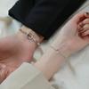 Pulsera de pareja juramento de amor de pareja amor a larga distancia moda personalidad lujo ligero accesorios versátiles para niños y niñas