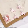 Couro Preto Cady Kt Acessórios para Nail Art Gatinho Desenho Animado Estéreo Laço Hollokitty Acessórios Decorativos de Unha Vestíveis