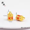 Lingote Chapado en Oro de Alta Calidad Colgante para Riqueza y Prosperidad, Accesorios Chapados en Oro Versátiles para Pulsera y Collar al por Mayor