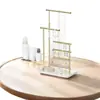 Estante de origen Fabricante Transfronterizo Estilo Nórdico Arte de Hierro Funcional Bandeja de Almacenamiento para Joyería Exhibición de Joyería Cosméticos