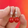 Joias Transfronteiriças Desejo Amazon Aliexpress Pingente Gota de Água Brincos Pérola Oval Brincos de Noiva Brincos