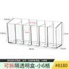 Caja de Almacenamiento Apilable para Bolsitas de Té Estante de Almacenamiento de Cápsulas de Café de Escritorio Estante de Almacenamiento para Sala de Té Caja de Almacenamiento Transparente para Bolsitas de Té
