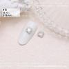 Joia para Unhas Trevo de Quatro Folhas Diamante 2023 Novo Super Brilhante Rosa Formato Especial Fundo Pontiagudo Pétala Diamante Popular Estilo Quente Pequeno Diamante