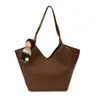 Bolsa Tote Retrô de Luxo Feminina 2026 Novo Estilo Cesta de Legumes Bolsa de Ombro em Couro Macio Grande Capacidade Bolsa Saco para o Dia a Dia Feminina