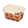 Contenedor de Vidrio para Alimentos, Gran Capacidad, Frasco Sellado Específico para Refrigerador, Frasco Grande de Vidrio de Borosilicato de 2 Litros para Pepinillos, Lonchera Ampliada, Caja Bento