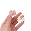 Pinza de Agarre Flor con Lazo Rosa para Niña, Simple, Versátil, Tamaño Pequeño Lateral, Pinza de Pico de Pato, Pasador para Flequillo