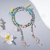 Cross-border novo multi-elemento colorido contas óculos cadeia moda Anti-gota óculos cordão borla máscara cadeia fabricantes spot