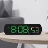 Reloj Electrónico Simple, Reloj Despertador LED Multifuncional Creativo, Pantalla de Temperatura, Temporizador de Cuenta Regresiva, Reloj de Mesita de Noche 6639